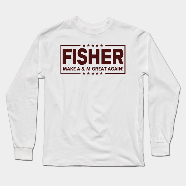 Fisher - MTAMGA! Long Sleeve T-Shirt by OffesniveLine